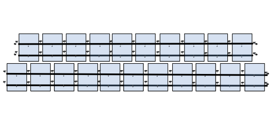 21 x DIY solar panel mounting kit (11+10)